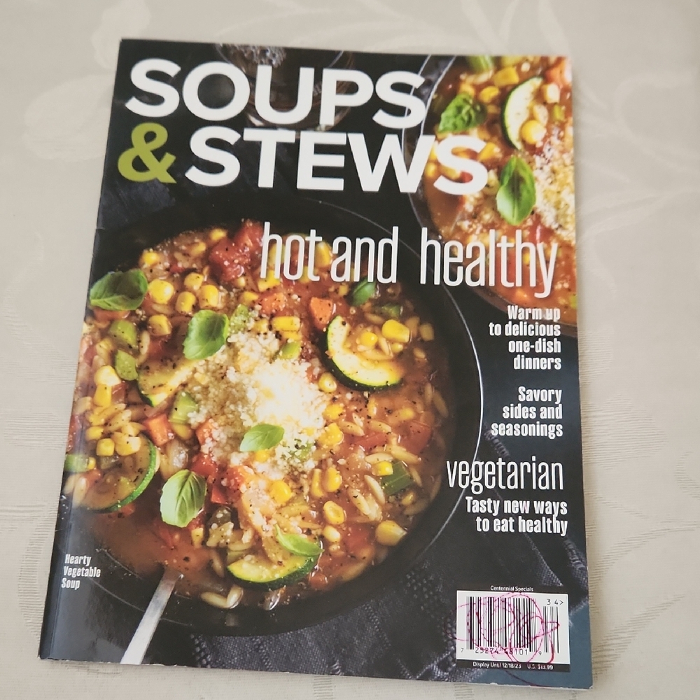 4/$15 Soups & Stews Recipes Magazine 2023